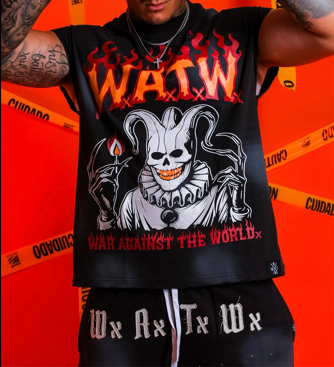 WATWx Twisted Clown Sleeveless Tee (Black)