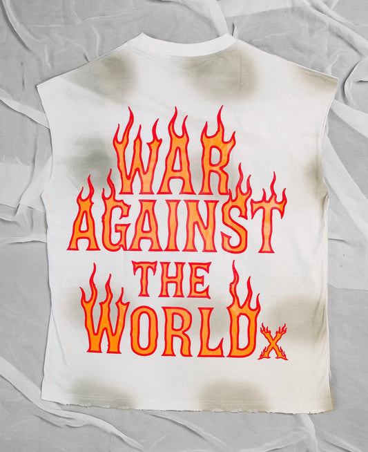 WATWx Twisted Clown Sleeveless Tee (White)