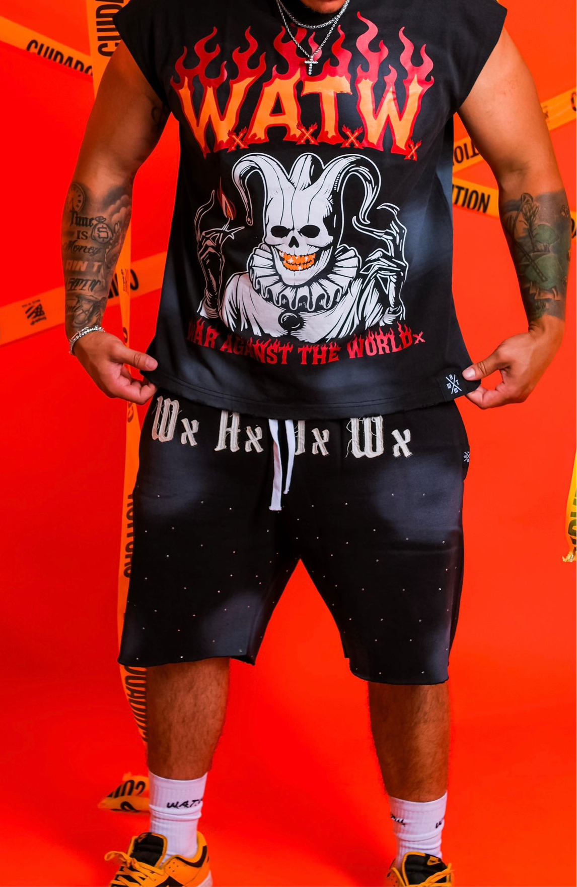WATWx Twisted Clown Sleeveless Tee (Black)