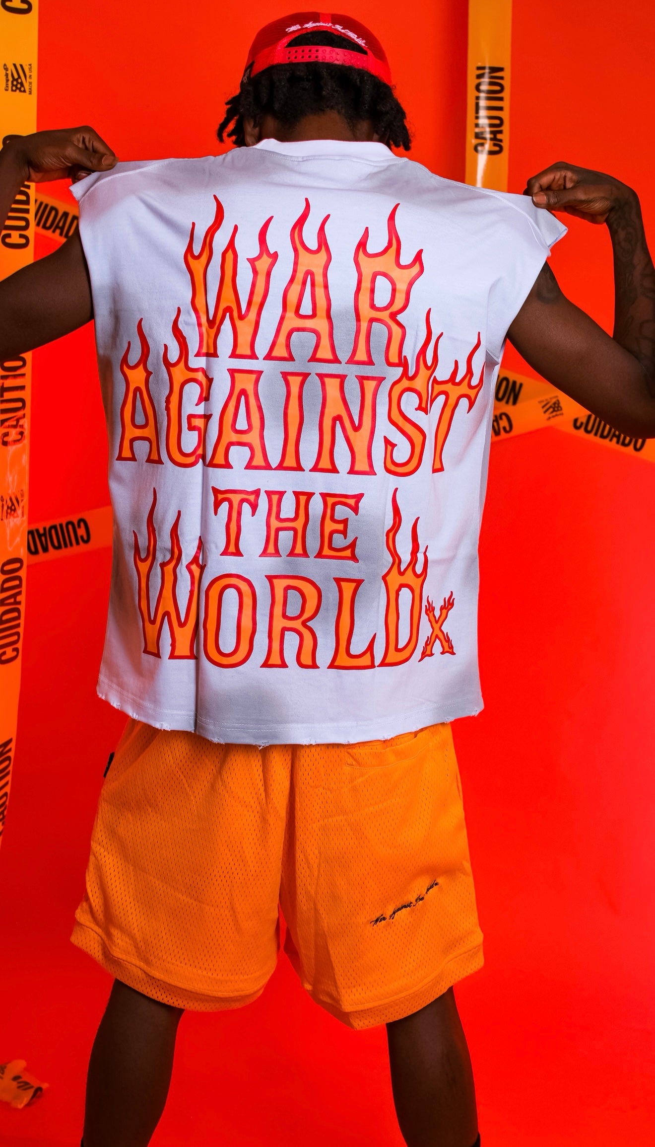 WATWx Twisted Clown Sleeveless Tee (White)